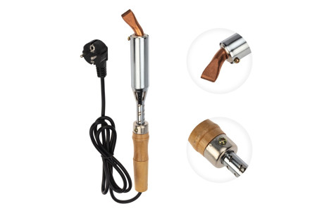 Паяльник высокомощный, серия ЭПСН, керам. тэн, 200Вт, 230В, с дерев. ручкой, коробка REXANT