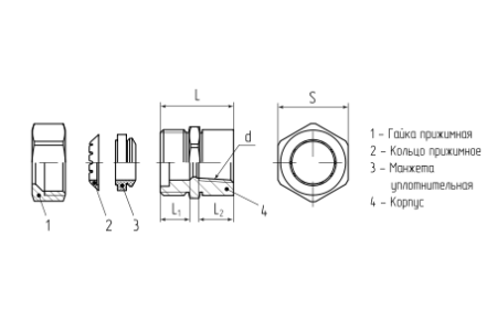 Муфта соединительная FFC  20 (Fortisflex)