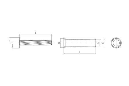 Наконечник НШВ 0,5-8 (КВТ)