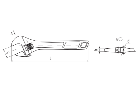 Ключ разводной РК-28 (КВТ)