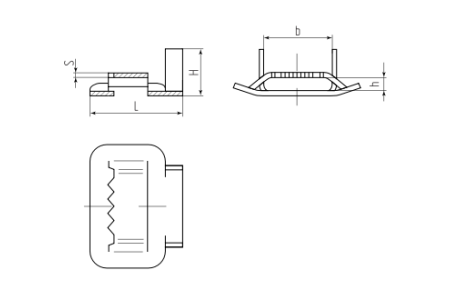 Бугель БМ(201)-20 (100 шт) (Fortisflex)