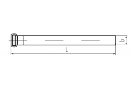 Стяжка-велькро КСВ-П 20х300 (желт) с замком-пряжкой (Fortisflex) (В упаковке 10 шт)