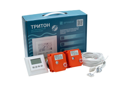 Система контроля протечки воды ТРИТОН 32-002 (1 1/4 дюйма - 2 крана)