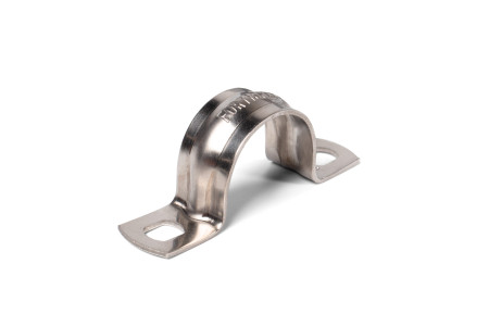 Скоба метал. двухлапковая СМД(INOX) 25-26 (Fortisflex)