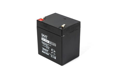 SKAT SB 12045 АКБ свинцово-кислотная тип AGM 12V 4,5Ач Iзар.1,35А, ножевые клеммы