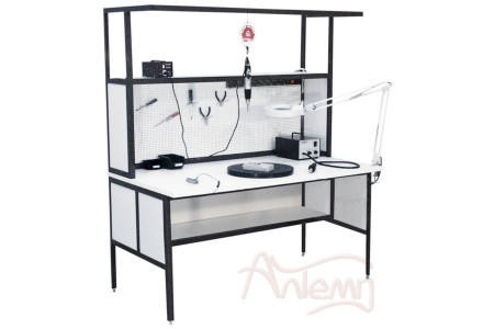 АРМ-4320-ESD Стол слесаря-сборщика радиоаппаратуры с антистатической столешницей